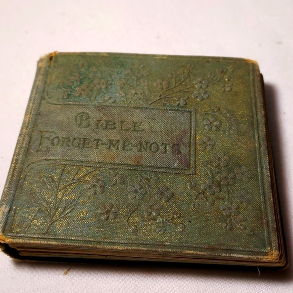 Vintage Mini Bible Forget Me Nots of Divine Promises - Picture 2 of 10